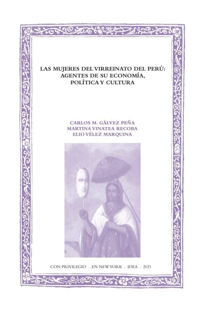 Las mujeres del virreinato – Galvez Peña