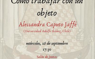 Cuarto taller: Cómo trabajar con un objeto